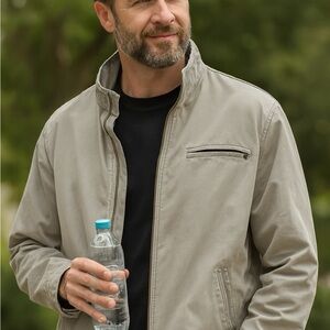 Old Navy Men's Tan Bomber Jacket